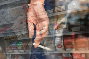 MeppenGermany-February27CigarettePackagesWithTheWarning