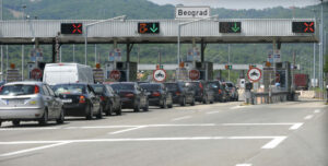 BelgradeSerbia-CircaJune2015DriversPaysRoadToll