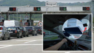 BelgradeSerbia-CircaJune2015DriversPaysRoadToll