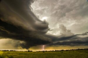 Beautiful-shot-of-lightning-in-a-stormy-sky