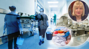 DoctorsOrNursesWalkingInHospitalHallwayBlurredMotion