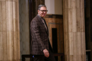 Serbian-President-Aleksandar-Vucic-news-conference-in-Belgrade