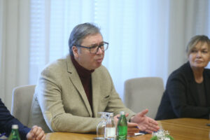 President-of-the-Republic-of-Serbia-Aleksandar-Vucic-met-with-US-Ambassador-Christopher-Hill-at-the-Palace-of-Serbia.Predsednik-Republike-Srbije-Aleksandar-Vucic-sastao-se-sa-ambasadorom-SAD-Kristoferom-Hilom-u-Palati-Srbija