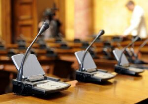 BelgradeSerbia-CircaApril2014SerbianParliamentInSession