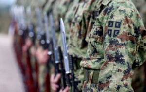 A day of high-ranking dignitaries at an experimental joint tactical exercise with combat shooting Fire Strike 2024 in the Military Complex Pasuljanske Livade.Dan visokih zvanica na opitnoj zdruzenoj taktickoj vezbi s bojevim gadjanjem Vatreni udar 2024 u Vojnom kompleksu Pasuljanske livade.