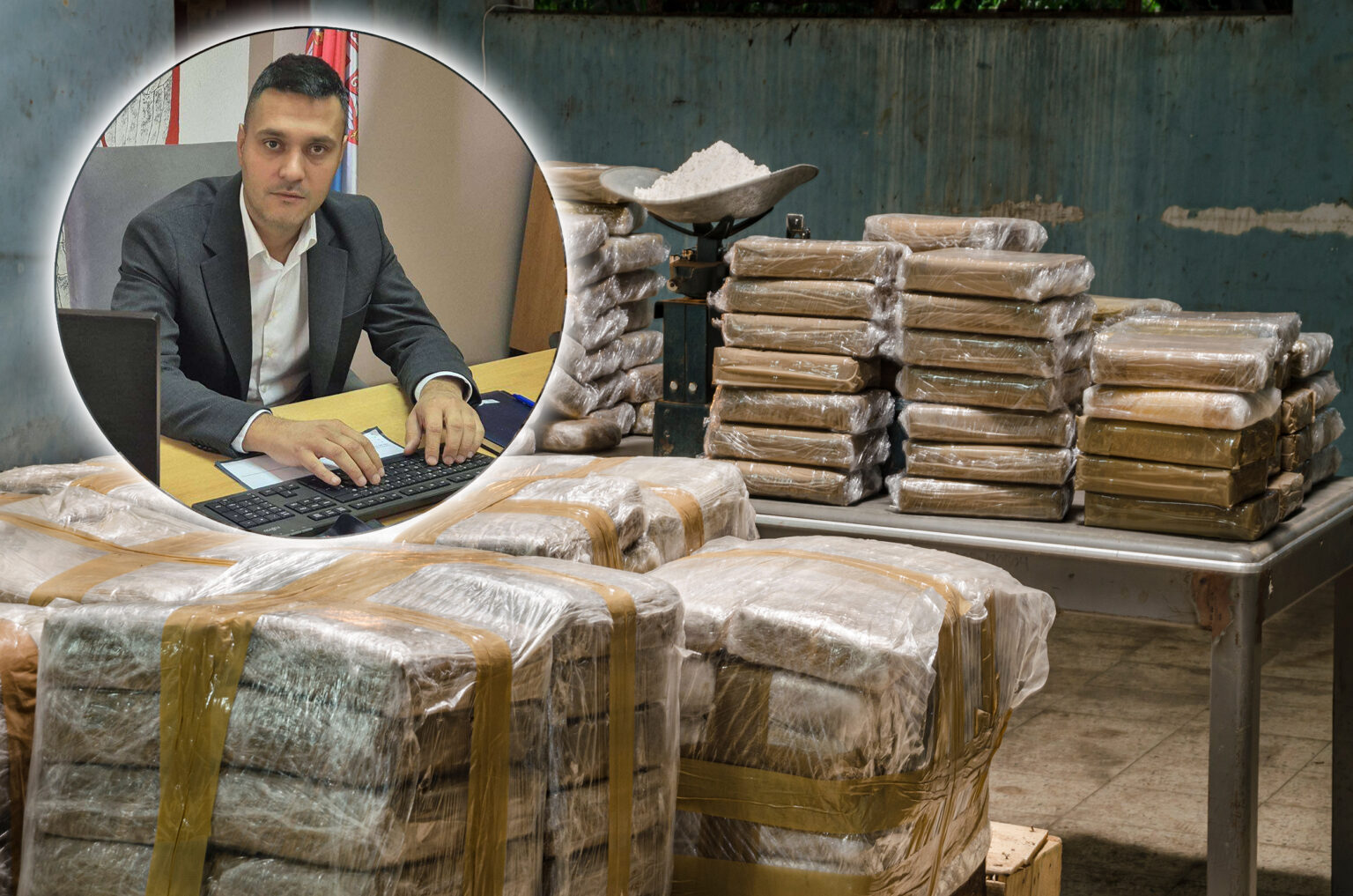 Cocaine,Warehouse,Illegal,Drug,Production