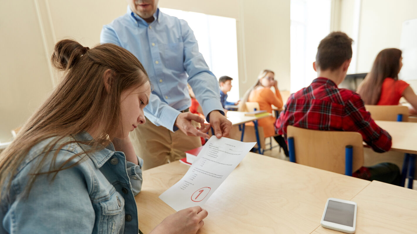 Education,,High,School,,Learning,And,People,Concept,-,Upset,Student