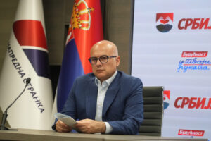 The President of the Republic of Serbia and member of the Serbian Progressive Party Aleksandar Vucic addressed the media at the party headquarters on the occasion of the local elections in Kosjeric and Zajecar.Predsednik Republike Srbije i clan Srpske napredne stranke Aleksandar Vucic obratio se medijima u sedistu stranke povodom lokalnih izbora u Kosjericu i Zajecaru.