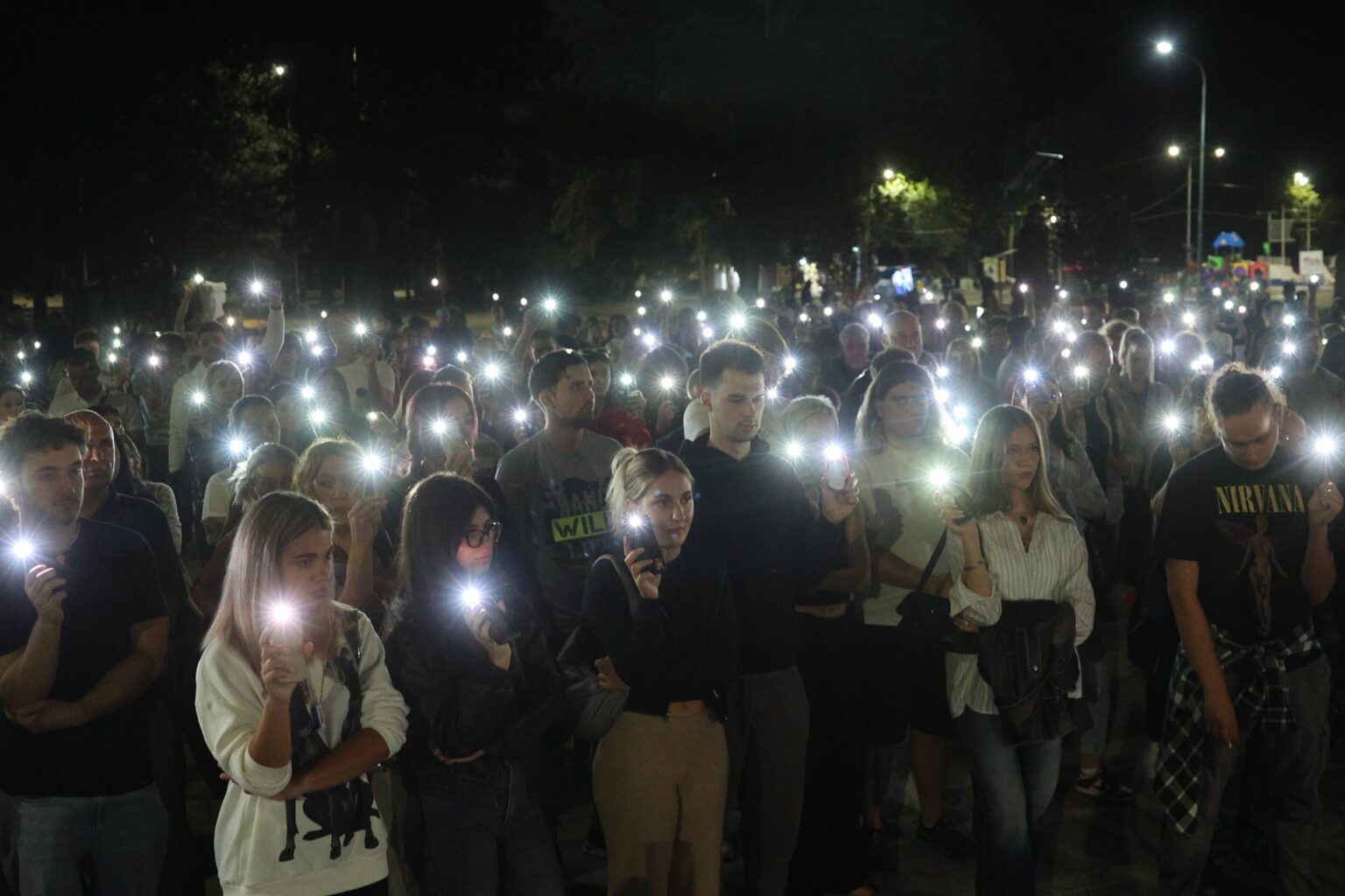 PROTEST U NISU -SRBIJA DOO