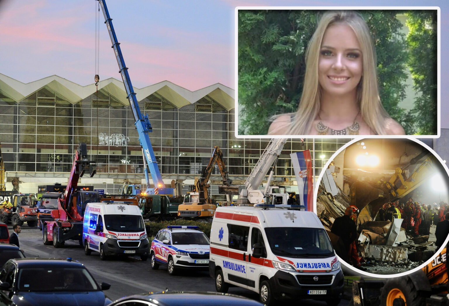 Several killed after a concrete canopy collapses at Novi Sad Railway station