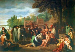 Treaty-of-Penn-with-Indians-by-Benjamin-West