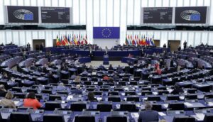 European Parliament session in Strasbourg