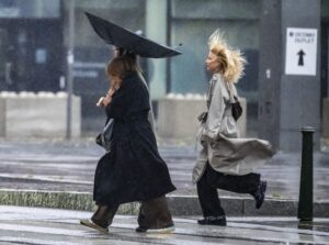 Storm Amy hits Sweden