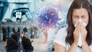 Panoramic,Web,Banner,Of,Doctor,Use,Microscope,In,A,Medical