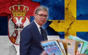 Flags,Of,Serbia,And,Sweden