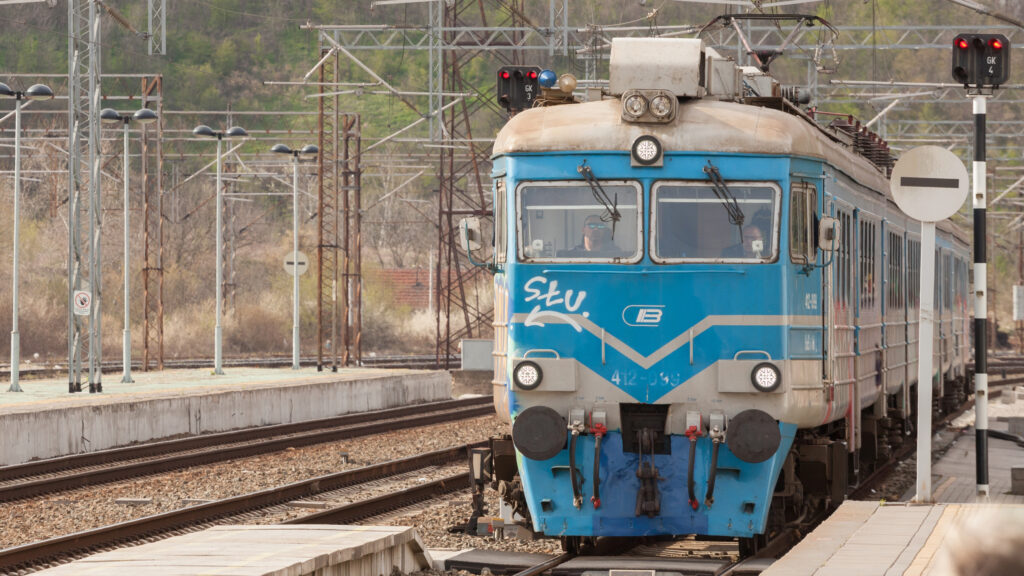 Resnik,,Serbia,-,April,10,,2021:,Electric,Suburban,Train,,An